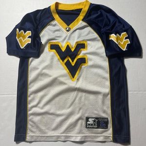 Team Starter WVU West Virginia University Jersey Youth Large